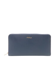 FURLA GARDENIA Portofel mare cu fermoar din piele - Portofele femei
