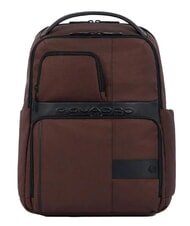 PIQUADRO WOLLEM Rucsac din piele și material textil, suport pentru laptop de 14". - Rucsacuri pentru laptop