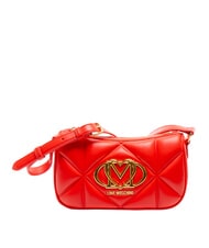 LOVE MOSCHINO EMBOSSED Geantă de umăr, dublă portabilitate - Genți femei