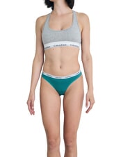 CALVIN KLEIN CLASSIC Alunecare verde - Slip pentru femei - 1