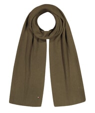 TOMMY HILFIGER ESSENTIAL FLAG Eşarfă verde armată - Eșarfe - 1