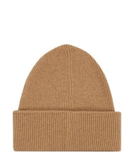 CALVIN KLEIN LEATHER PATCH Pălărie de l&acirc;nă kaki - Căciuli - 1