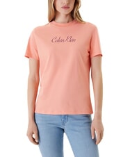 CALVIN KLEIN 20S CLASSIC LOGO Tricou cu m&acirc;necă scurtă portocale - tricou - 1