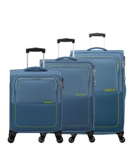AMERICAN TOURISTER AIR WAVE Set cărucior Cabin + Mediu + Mare - Set trolere