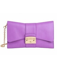 FURLA METROPOLIS Geanta de umar din piele violet - Genți femei - 1