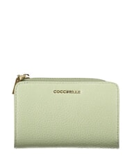 COCCINELLE METALLIC SOFT Portofel mic din piele - Portofele femei
