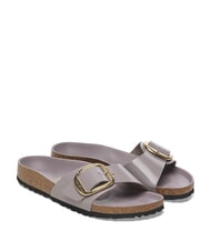 BIRKENSTOCK MADRID BIG BUCKLE Sandale din piele violet decolorat cu strălucire intensă - Pantofi femei - 1