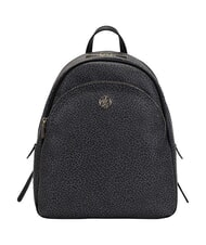 YNOT LUX Rucsac rotund cu buzunar BLACK - Genți femei - 1