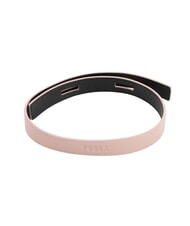 FURLA CAMPIONARIO - GIOVE Curea de umăr cu logo, din piele zori+negru - Accesorii pentru genti - 1