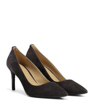 MICHAEL KORS ALINA Pantofi din piele &icirc;ntoarsă ciocolată - Pantofi femei - 1