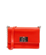 FURLA 1927  Geantă mini de umăr din piele naplack foc - Genți femei - 1