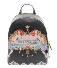 BRACCIALINI BRITNEY Rucsac cu buzunar dublu negru - Genți femei - 1