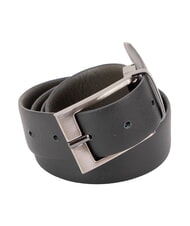 TRUSSARDI CLASSIC Curea din piele Saffiano, poate fi scurtată Gri &icirc;nchis / negru - Curele - 1