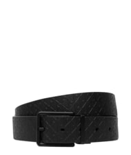 CALVIN KLEIN WARMTH BUCKLE Curea de piele negru/negru mat - Curele - 1