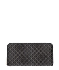CALVIN KLEIN EMBLEM AOP Portofel cu fermoar aop negru - Portofele femei - 1