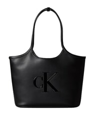 CALVIN KLEIN BOLD CK Geantă de cumpărături, geantă de umăr pe negru - Genți femei - 1