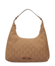 CALVIN KLEIN EMBLEM JAQUARD Geanta de umăr tulpină de porumb/tbd aop jqd - Genți femei - 1