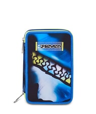SEVEN BLU FUSION Penar cu trusă școlară fluorescent turcoaz - Penare și accesorii - 1