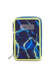 SEVEN ELECTRICVIBE BOY Penar cu trusă școlară Bluedeep - Penare și accesorii - 1