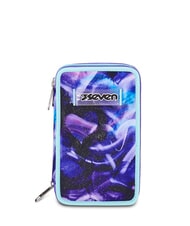 SEVEN LOVEPASS Penar cu trusă școlară violetă magică - Penare și accesorii - 1