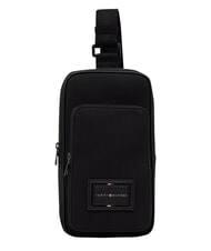 TOMMY HILFIGER TH FOUNDATION Rucsac cu un singur umăr negru - Rucsacuri pentru laptop - 1