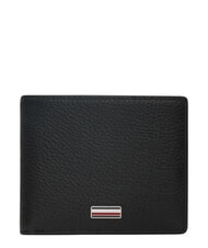 TOMMY HILFIGER TH CENTRAL Suport card de credit din piele negru - Portofele bărbați - 1