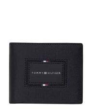 TOMMY HILFIGER TH FOUNDATION Suport card de credit din piele negru - Portofele bărbați - 1