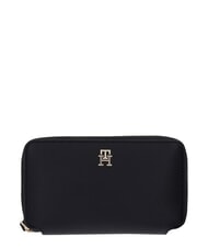 TOMMY HILFIGER TH LOGOTAPE Portofel cu fermoar negru - Portofele femei - 1