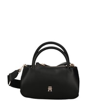 TOMMY HILFIGER TH LOGOTAPE Geantă de m&acirc;nă cu curea de umăr negru - Genți femei - 1