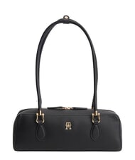 TOMMY HILFIGER TH GRACE Geantă de umăr, granulată negru - Genți femei - 1
