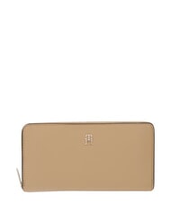 TOMMY HILFIGER TH ICON Portofelul cu fermoar kaki clasic - Portofele femei - 1