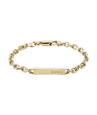 GUESS X PLATE Brățară din oțel lustruit aur galben - Brățări pentru bărbați - 1