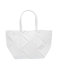 CALVIN KLEIN WOVEN Geantă de m&acirc;nă cu curea de umăr alis alb - Genți femei - 1