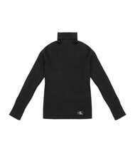 CALVIN KLEIN CK JEANS Pulover cu guler &icirc;nalt, m&acirc;necă lungă - Pulovere pentru femei
