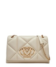 LOVE MOSCHINO EMBOSSED Geantă de umăr / geantă crossbody fildeş - Genți femei - 1
