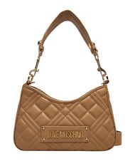 LOVE MOSCHINO QUILTED Geantă cu funcție dublă bej - Genți femei - 1