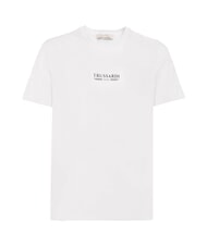 TRUSSARDI BASIC Tricou cu m&acirc;necă scurtă din bumbac alb - tricou - 1