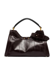 GIANNI CHIARINI AURORA Geantă de m&acirc;nă cu curea de umăr, din piele rubin antic - Genți femei - 1