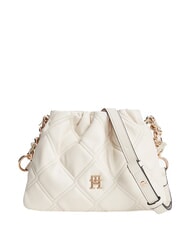 TOMMY HILFIGER TH FEMININE Geantă de umăr cremă moale - Genți femei - 1