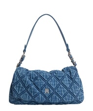 TOMMY HILFIGER TH FEMININE Geantă de umăr din denim blugi - Genți femei - 1