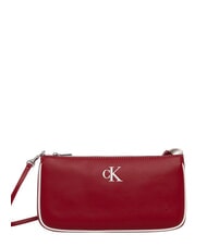 CALVIN KLEIN CONTRAST CK Geantă de umăr Vin de Bordeaux - Genți femei - 1