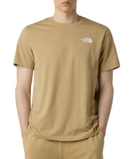THE NORTH FACE EVOLUTION BOX Tricou cu m&acirc;necă scurtă, 100% bumbac piatră kaki - tricou - 1
