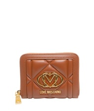 LOVE MOSCHINO EMBOSSED Portofel mic cu fermoar - Portofele femei
