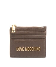 LOVE MOSCHINO SIGNATURE Suport pentru carduri cu portofel pentru monede - Portofele femei