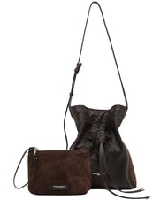 GIANNI CHIARINI SIENNA Geantă de umăr din piele exprimat - Genți femei - 1