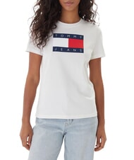 TOMMY HILFIGER TJ Tricou din bumbac reciclat ecru - tricou - 1