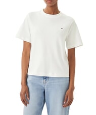 TOMMY HILFIGER TJ Tricou din bumbac regenerat ecru - tricou - 1