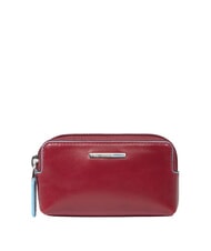 PIQUADRO BLUE SQUARE Husă de chei din piele RED - Portchei - 1