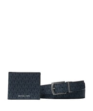MICHAEL KORS GIFT Cutie cadou, portofel și curea pentru bărbați albastru - Portofele bărbați - 1