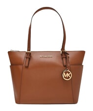 MICHAEL KORS CHARLOTTE Geantă de cumpărături din piele de umăr - Genți femei